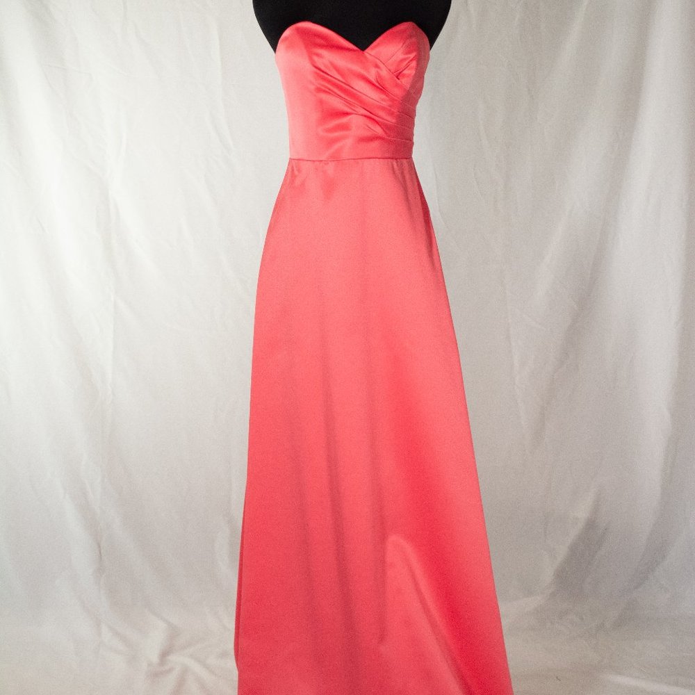 Mori Lee bridesmaid style 267 in Lipstick